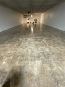 Polished concrete floor